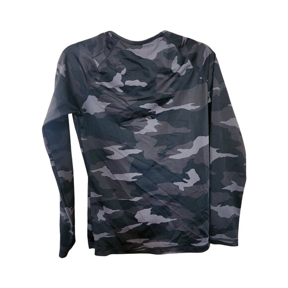 Athleta Womens Long Sleeve Camo Print Performance Top M - Picture 2 of 3